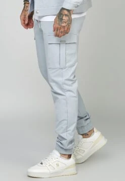 SikSilk UTILITY - Cargohose - Grey -Herrenbekleidungsgeschäft 00619740ff3b48a7a383a9542e604c2f