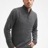 Pier One Strickpullover - Dark Grey Melange -Herrenbekleidungsgeschäft 0a8822a0f6094dde807c1d5848720791