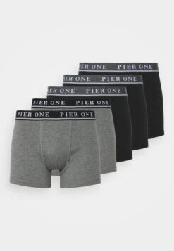 Pier One 5 PACK - Panties - Black/mottled Dark Grey -Herrenbekleidungsgeschäft 0bef183125834ec58b4062b836afe5ae 1