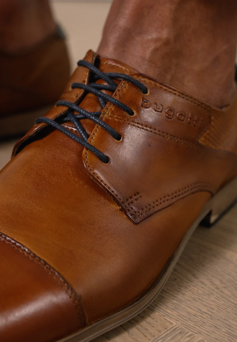 Bugatti Business-Schnürer - Cognac 4 Bugatti Business-Schnürer - Cognac – Bild 2