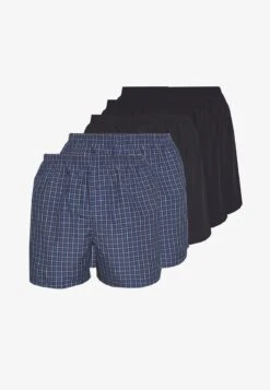 Pier One 5 PACK - Boxershorts - Dark Blue/blue -Herrenbekleidungsgeschäft 2073f2768e074b3aab8d5c70fa4a684c
