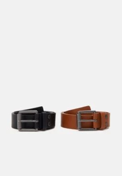 Pier One 2 PACK UNISEX - Gürtel - Black/cognac -Herrenbekleidungsgeschäft 2f8356d00e94424e9b370f49a86d96f0 1