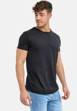 Indicode Jeans WILBUR - T-Shirt Print - Anthrazit -Herrenbekleidungsgeschäft 30a31f27d98044ea9aac4f285c872a4e