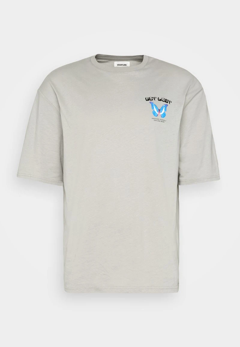 YOURTURN GET LOST TEE UNISEX - T-Shirt Print - Grey 7 YOURTURN GET LOST TEE UNISEX - T-Shirt Print - Grey – Bild 5
