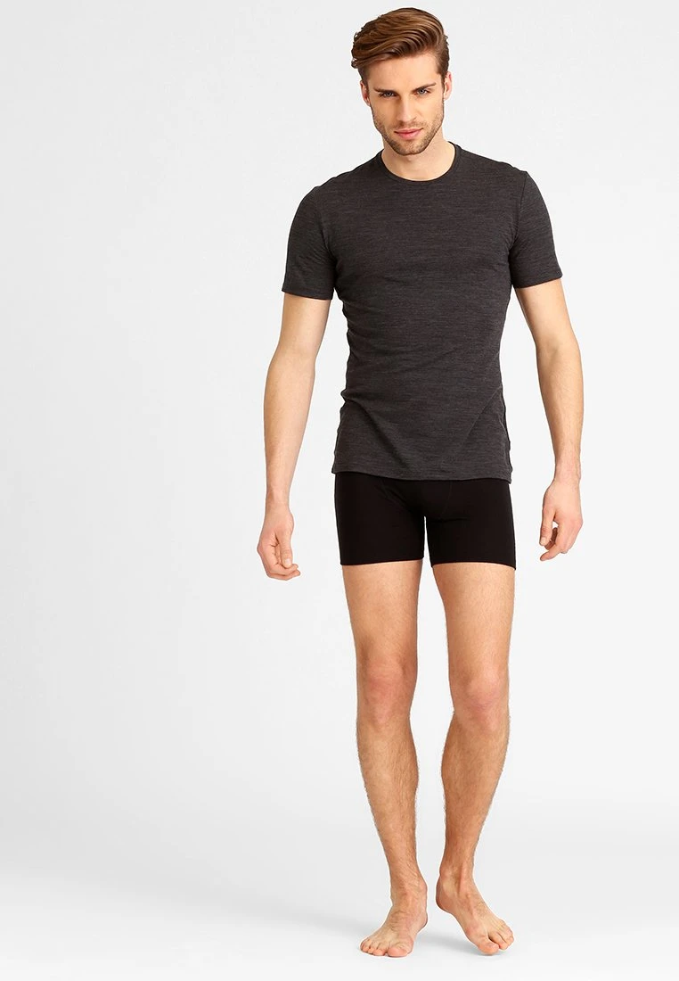 Icebreaker MERINO ANATOMICA SS CREWE - Unterhemd/-shirt - Jet Heather/black 4 Icebreaker MERINO ANATOMICA SS CREWE - Unterhemd/-shirt - Jet Heather/black – Bild 2