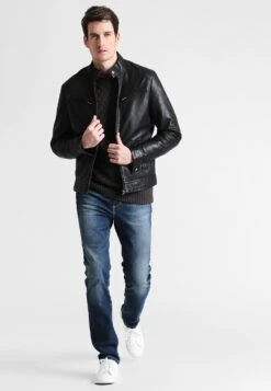 Pier One Jeans Straight Leg - Washed Dark Blue -Herrenbekleidungsgeschäft 4c74582ef98a4988b5544b034db7d908