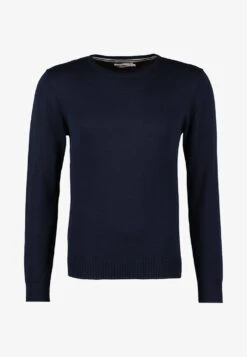 Pier One BASIC CREWNECK - Strickpullover - Dark Blue -Herrenbekleidungsgeschäft 559fd963f3bf4be6abe2b2155cf5f818