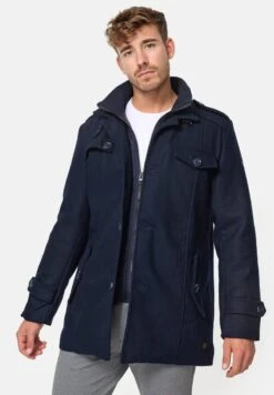 Indicode Jeans BRANDAN - Kurzmantel - Dark Blue -Herrenbekleidungsgeschäft 64c08e7dffd14c7fa365e130701edd5d 1