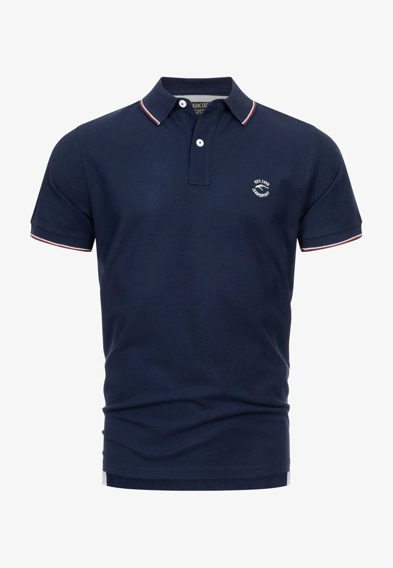 Indicode Jeans WALLO - Poloshirt - Navy 6 Indicode Jeans WALLO - Poloshirt - Navy – Bild 4
