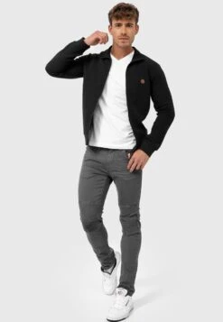 Indicode Jeans BERMIE - Sweatjacke - Black 9 Indicode Jeans BERMIE - Sweatjacke - Black -Herrenbekleidungsgeschäft 68521b9f074c43d4923156c41380f06f