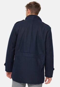 Indicode Jeans BRANDAN - Kurzmantel - Dark Blue -Herrenbekleidungsgeschäft 697b9a7905894bba8761cee459b1ee89