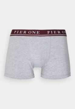Pier One 5 PACK - Panties - Bordeaux/mottled Grey -Herrenbekleidungsgeschäft 8798162d0ce745f0998190a914ff7dd6