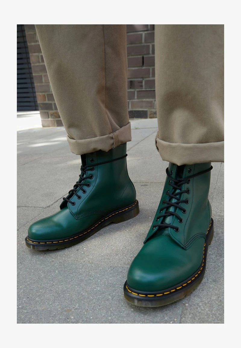 Dr. Martens 1460 BOOT - Schnürstiefelette - Green Smooth 5 Dr. Martens 1460 BOOT - Schnürstiefelette - Green Smooth – Bild 3