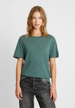Pier One T-Shirt Basic - Green Melange -Herrenbekleidungsgeschäft 9172012019a7477d89b6d5c8e5bedb98