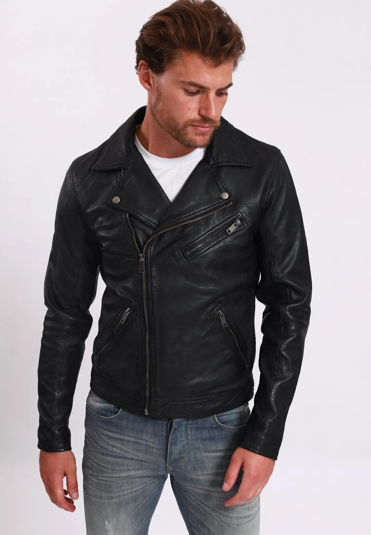 LE TEMPS DES CERISES LAMBERT - Lederjacke - Black 3 LE TEMPS DES CERISES LAMBERT - Lederjacke - Black