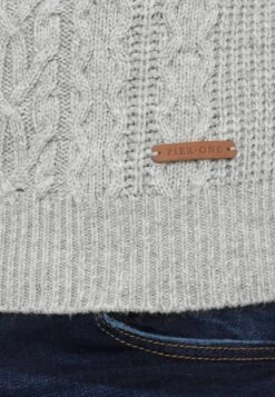 Pier One Strickpullover - Mottled Grey -Herrenbekleidungsgeschäft 98e400a2e6784522b8ea9f8eb6bf3691