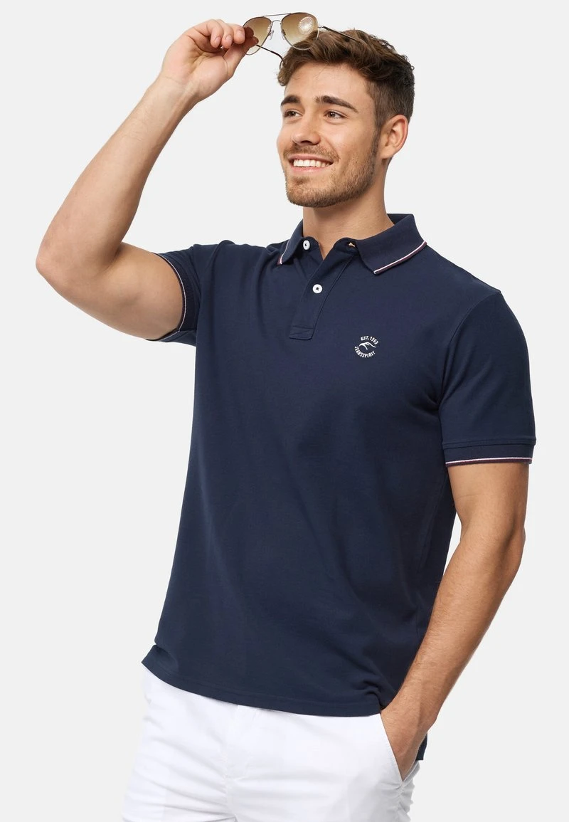 Indicode Jeans WALLO - Poloshirt - Navy 7 Indicode Jeans WALLO - Poloshirt - Navy – Bild 5