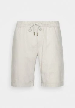 Pier One LINEN BLEND DRAWCORD SHORTS - Shorts - Off-white -Herrenbekleidungsgeschäft ad307b3758f94473ba5277a4cff77e39