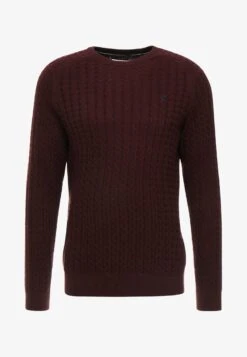 Pier One Strickpullover - Mottled Bordeaux -Herrenbekleidungsgeschäft b01a20a925a3490fb12d77990c4bbfde