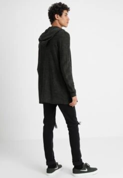 Pier One Strickjacke - Black/olive -Herrenbekleidungsgeschäft b1c42fa61d4b4b0ab71ca3de14a4aa30