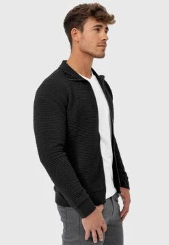 Indicode Jeans BERMIE - Sweatjacke - Black 12 Indicode Jeans BERMIE - Sweatjacke - Black -Herrenbekleidungsgeschäft b8e0b0cb20054b09aa21a3c7b58a883c