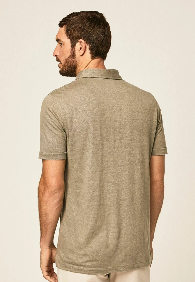 Hackett London JSY STR TRIM - Poloshirt - Khaki 5 Hackett London JSY STR TRIM - Poloshirt - Khaki – Bild 3