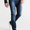 Pier One Jeans Straight Leg - Washed Dark Blue -Herrenbekleidungsgeschäft cb9af6f2a5f040458294712e4f6a805c