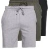 Pier One 3 PACK - Nachtwäsche Hose - Black/mottled Grey -Herrenbekleidungsgeschäft d054b96aa1c94e42bb83d3cfa8824905