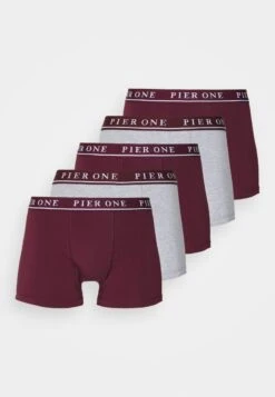 Pier One 5 PACK - Panties - Bordeaux/mottled Grey -Herrenbekleidungsgeschäft d14cfd0e857342e5ab780ebed3841c16 1