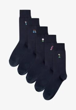 Pier One 5 PACK - Socken - Black -Herrenbekleidungsgeschäft d15aaee664114fe0a788a930908fed14