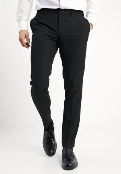 BASIC PLAIN BLACK TUX SUIT SLIM FIT - Anzug - Black 12 BASIC PLAIN BLACK TUX SUIT SLIM FIT - Anzug - Black -Herrenbekleidungsgeschäft d7c6dc4b665a4696a153e495b2b1bcb6