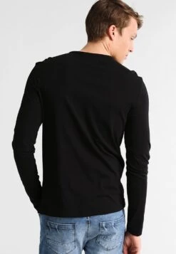 Pier One Langarmshirt - Black -Herrenbekleidungsgeschäft df1fe5cd40984d1580363c0147a59e34