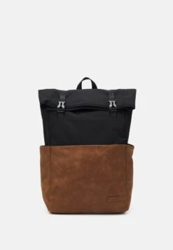 Pier One UNISEX - Tagesrucksack - Brown/black -Herrenbekleidungsgeschäft e173bc94568e4897a642fdc3616f36c6 1