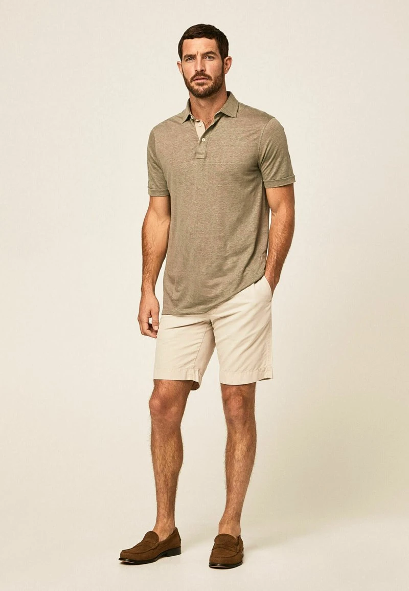 Hackett London JSY STR TRIM - Poloshirt - Khaki 4 Hackett London JSY STR TRIM - Poloshirt - Khaki – Bild 2