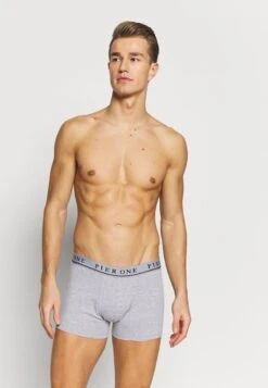 Pier One 5 PACK - Panties - Dark Blue/mottled Grey