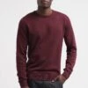 Pier One BASIC CREWNECK - Strickpullover - Bordeaux 1 Pier One BASIC CREWNECK - Strickpullover - Bordeaux -Herrenbekleidungsgeschäft eb0e723b2058424e9a31aa5c1f372c09