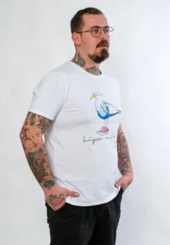 SUMMER - LIPO MI JE - T-Shirt Print - White -Herrenbekleidungsgeschäft eb3c7e75e95d4095abf5aa6781ec05fa