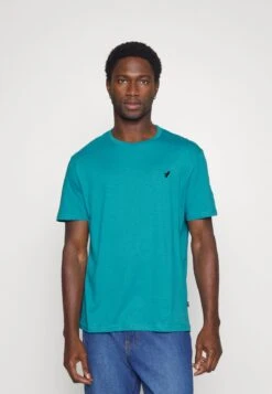 Pier One 5 PACK - T-Shirt Basic - White/blue/stone -Herrenbekleidungsgeschäft ebd1d163bd364d90959dd05491c0f095