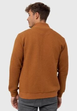 Indicode Jeans BERMIE - Sweatjacke - Mottled Brown -Herrenbekleidungsgeschäft f1581c0450f74620968030608dc18b36