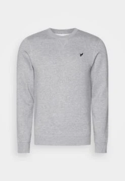 Pier One Sweatshirt - Black/mottled Grey -Herrenbekleidungsgeschäft f85f733d74fa48c4b308f21d90c61eeb