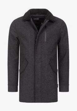 Indicode Jeans FALMO - Kurzmantel - Mini Herringbone Black -Herrenbekleidungsgeschäft fe384659517d402da71935a7b4e5e6e9