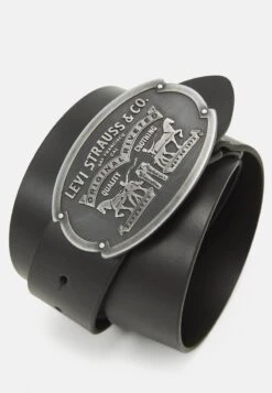 BILLY PLAQUE BELT - Gürtel - Regular Black -Herrenbekleidungsgeschäft fec1151e5fc24306993d89553e5f98a6